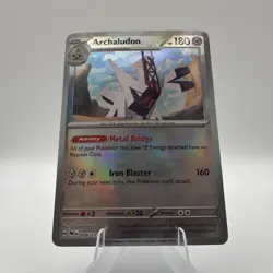 Archaludon Pokemon Prismatic Evolutions 070/131 Master Ball Pattern Holo NM - Image 1