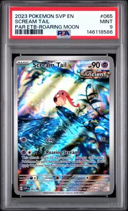 2023 POKEMON SVP EN-SV BLACK STAR PROMO #065 SCREAM TAIL PSA 9 - Image 1