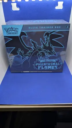 Pokemon TCG Mega Evolution Phantasmal Flames Elite Trainer Box ETB New & Sealed - Image 1