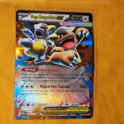 Pokemon Mega Kangaskhan EX 104/132 Me01: Mega Evolution Double Rare Holo English - Image 1