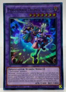 Yu-Gi-Oh! TCG Performage Trapeze Witch MZTM-EN053 Super Rare NM/M - Image 1