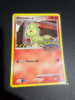 NINETALES 3/16 HOLO STAMP POKEMON RUMBLE 2009 - Image 4