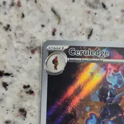 Pokemon TCG Ceruledge 197/191 Illustration Rare Holo Sv08 Surging Sparks EN 2024 - Image 3