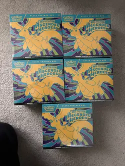 Pokemon TCG Ascended Heroes Elite Trainer Box (ETB) X5 New & Sealed hot 🔥🔥 - Image 1