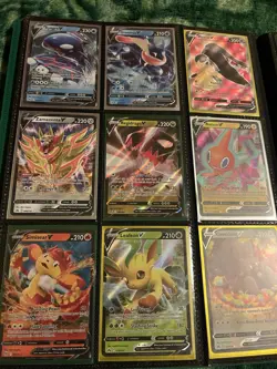 Pokemon TCG Mixed Card Lot Kyogre Greninja Mewtwo V EX Trainer Full Art Holo - Image 3
