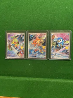 Pokemon TCG First Partners Sinnoh Turtwig MEP 040 Piplup 042 Chimchar 041 NM - Image 1