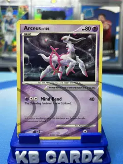 Pokemon TCG Arceus Lv 100 AR 7 Holo Rare VINTAGE LP - Image 1