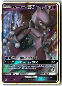 Mewtwo GX ⭐ 31/68 Holo Rare GX Hidden Fates 2019 Pokemon NM - Image 1