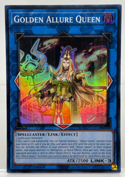 Yu-Gi-Oh! TCG Golden Allure Queen MZTM-EN058 Super Rare NM/M - Image 1