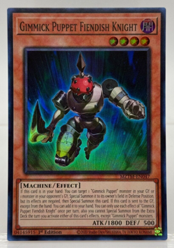 Yu-Gi-Oh! TCG Gimmick Puppet Fiendish Knight MZTM-EN047 Super Rare NM/M - Image 1