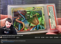 Pokemon Rayquaza & Deoxys LEGEND PSA 9 Undaunted HGSS 89 Heart Holo Top Half - Image 2