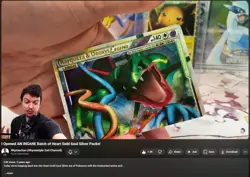 Pokemon Rayquaza & Deoxys LEGEND PSA 9 Undaunted HGSS 89 Heart Holo Top Half - Image 3