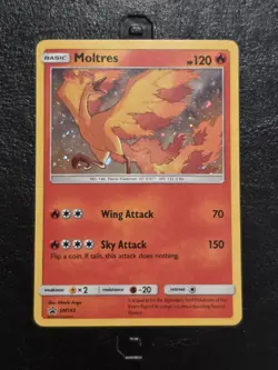 Pokemon TCG Sun & Moon Promo Moltres SM143 NM - Image 1