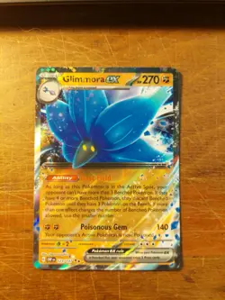 PokeMoN TCG Glimmora EX 123/197 Double Rare Holo Obsidian Flames OBF - NM/Mint - Image 1