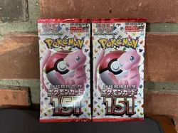 2 PACKS Of Pokemon 151 SV2A set Japanese Booster Sealed US Seller In Hand - Image 1
