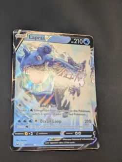 Lapras V 49/202 Sword & Shield Rare Holo Pokemon - Image 2