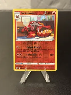 Pokemon - Incineroar - 032/195 - Silver Tempest - Reverse Holo Rare - NM/M - Image 1
