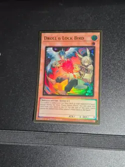 Droll & Lock Bird MAGO-EN006 Gold Rare 1st Edition YuGiOh Card - Image 1