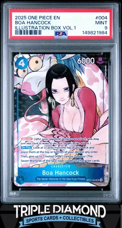 2025 One Piece Illustration Box Vol 1 ST17-004 Boa Hancock SR PSA 9 Mint V942 - Image 1