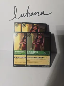 4x Disney Lorcana - Super Rare - Mother Gothel - Selfish Manipulator - 90/204 x4 - Image 1