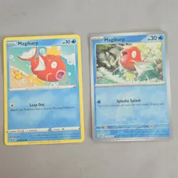 Pokemon TCG card lot Magikarp variants & Water 6x - Image 2