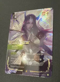 League of Legends Irelia Overnumbered Signature Champion Unit Holo Card English - Image 2