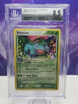 Pokemon Card 2006 Pokemon Ex Crystal Guardians Venusaur BGS 8.5 28/100 Regular - Image 1