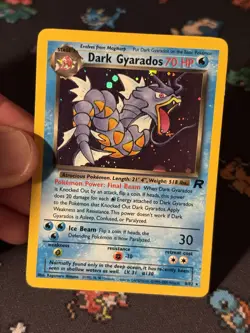 Pokemon Cards Dark Gyarados 8/82 Holo Rare Team Rocket UNLIMITED - (LP+) - Image 2