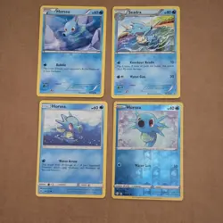 Fish Pokemon TCG Water / Ocean Card Lot Horsea Wailmer Carvanha Wishiwashi 22x - Image 2
