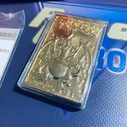 1999 23K Gold Plated Charizard Card Burger King Red Box Pokemon - Pokeball CIB - Image 2