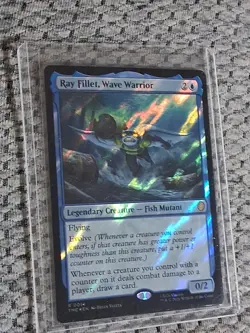 Ray Fillet Wave Warrior Surge Foil Card #0014 MTG - Image 2