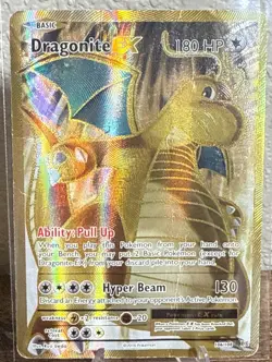 Pokemon TCG Dragonite-EX Evolutions Full Art Holo Card 106/108 HP - Image 1