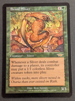 MTG Card - 1x Brood Sliver - Legions - NM/LP - Vintage - Magic The Gathering 120 - Image 1