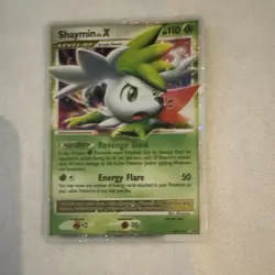 Pokemon Shaymin LV.X Platinum 127/127 Ultra Rare Holo 110 HP Level Up Card - Image 1