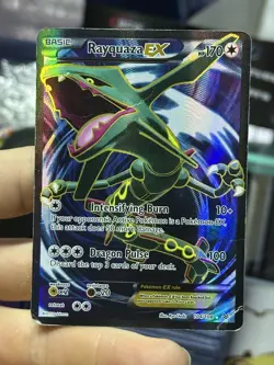 #2 Rayquaza EX 104/108 XY Roaring Skies 2015 Full Art Holo Rare Pokemon Card TCG - Image 3