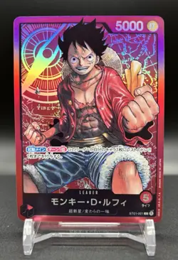 Monkey D Luffy ST01-001 Leader Card Start Deck ONE PIECE Card Game Japanese - Image 1