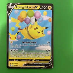 Flying Pikachu V 006/025 Celebrations Ultra Rare Foil Pokemon TCG Card Mint - Image 1