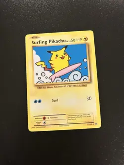 Pikachu Surfing and Flying 111/110/108 Evolutions Regular Card Pokemon TCG - Image 1