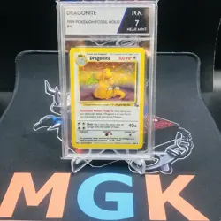 PGS 7 - Dragonite 4/62 - Fossil Set - Holographic Pokemon Card Holo 1999 Base - Image 1