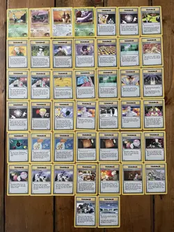 Pokemon TCG Gym Heroes Mixed Card Lot Of 44 Mostly Trainers - Image 1