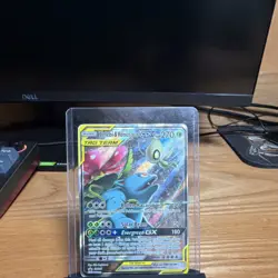 Pokemon Celebi & Venusaur GX TAG TEAM Holo Basic Grass 270 HP Card SM167 - Image 1