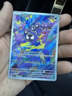 Gastly 177/162 Illustration Rare IR Temporal Forces Pokemon Card Mint Holo - Image 1
