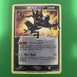 Pokemon TCG Greninja Gold Star Celebrations Promo Card Holo SWSH144 #3 - Image 1