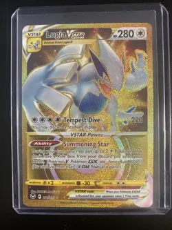 Lugia VSTAR 211/195 Near Mint NM Secret Rare Card Silver Tempest - Image 1