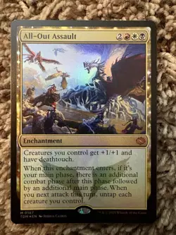 FOIL All-Out Assault 167 Tarkir: Dragonstorm MTG - Image 1