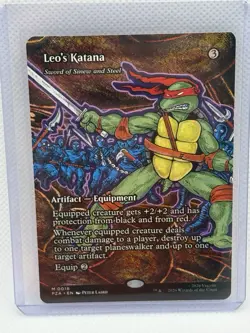 Leo's Katana - Sword of Sinew and Steel (Borderless) TMNT Regular 0018 - Image 1