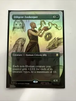 Diligent Zookeeper (Borderless) Avatar: The Last Airbender Foil - Image 1