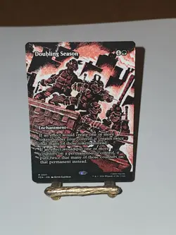 Doubling Season (Borderless) #0011 Non-Foil Teenage Mutant Ninja Turtles NM ENG - Image 1