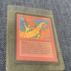 Magic The Gathering Shivan Dragon 1993 beta - Image 1