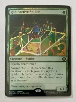 Radioactive Spider P 0285 Promo Foil - MTG Marvel's Spider-Man SPM - NM - 1¢ sta - Image 1
